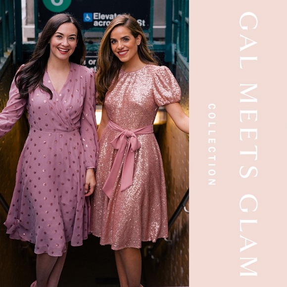 Gal Meets Glam Beatrix Sequin Crush Fit & Flare - Picture 4 of 8